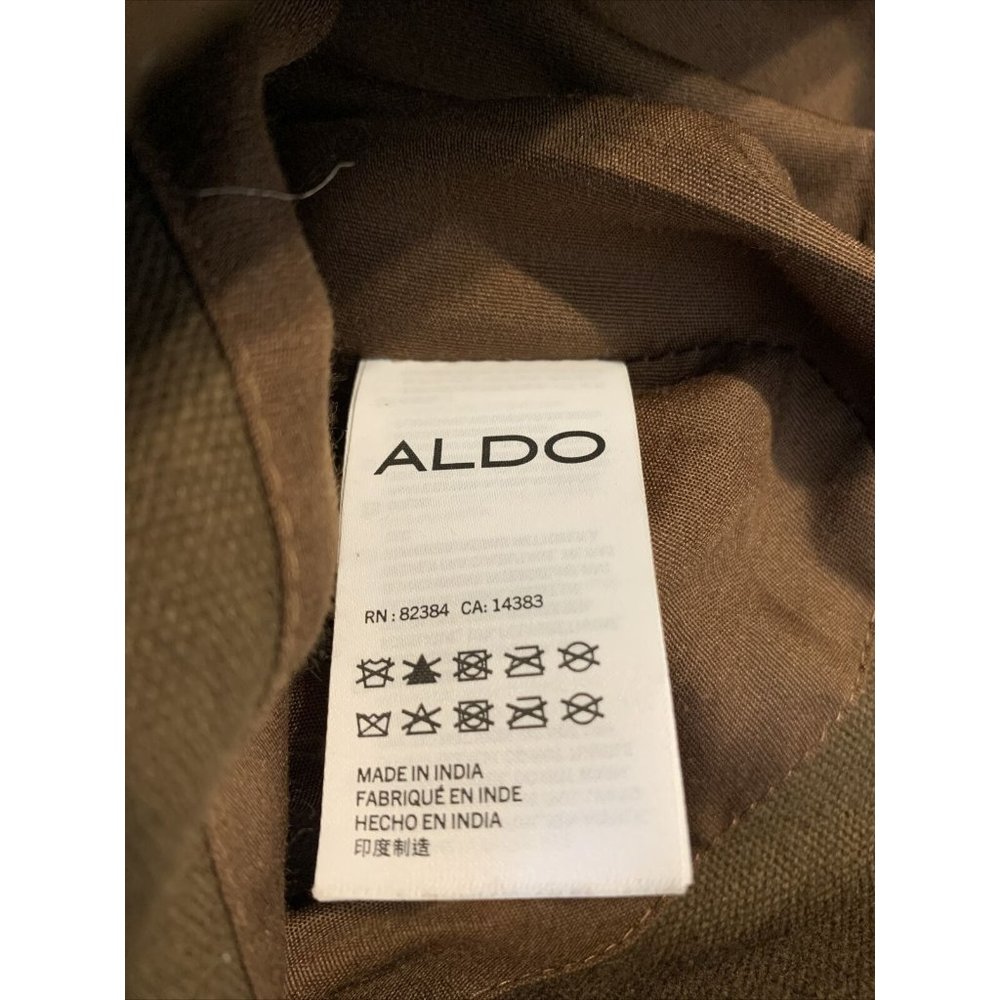 Aldo Multicolor Beaded India Boho Tote Crocheted Bag Leather Straps Snap Closure - Picture 5 of 5